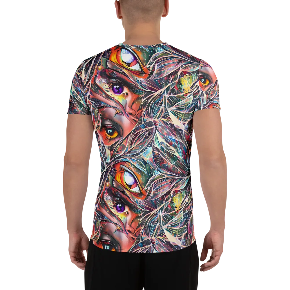 Sandra Chevrier on Men's Athletic T-Shirt — Back