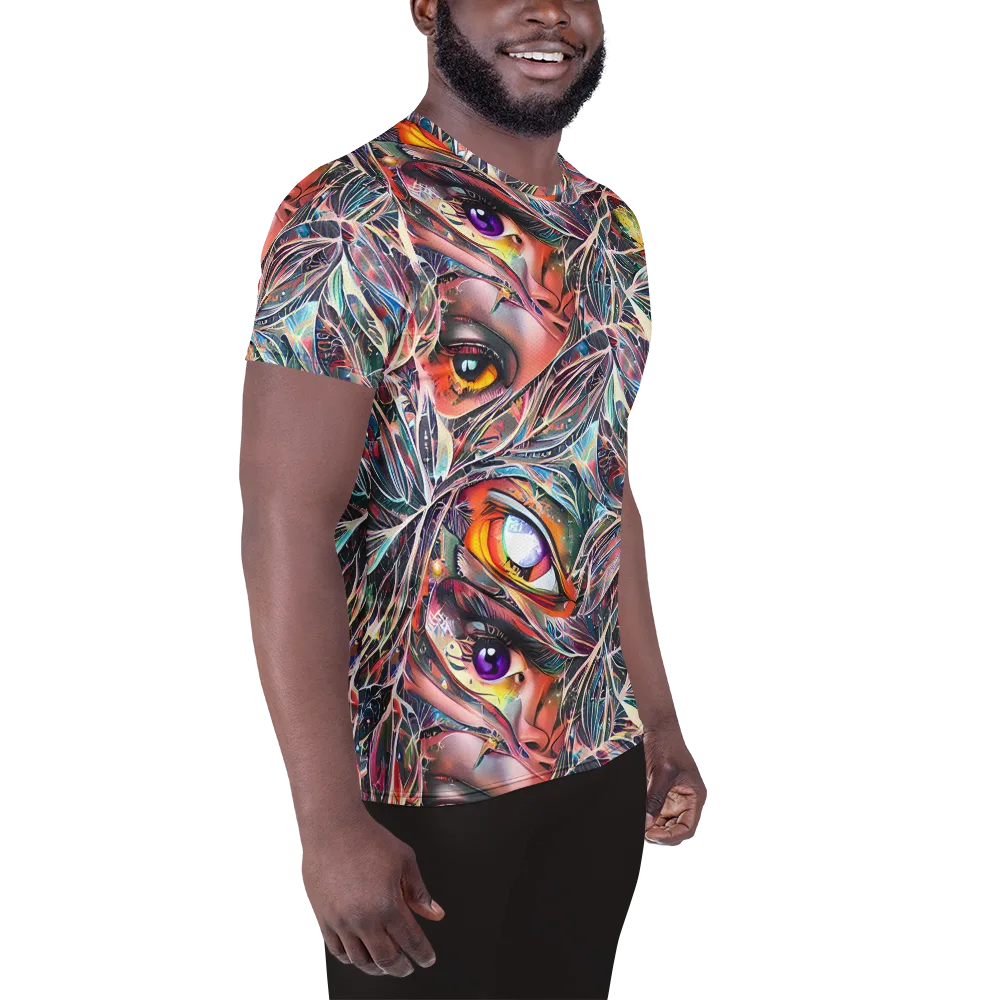 Sandra Chevrier on Men's Athletic T-Shirt — Right