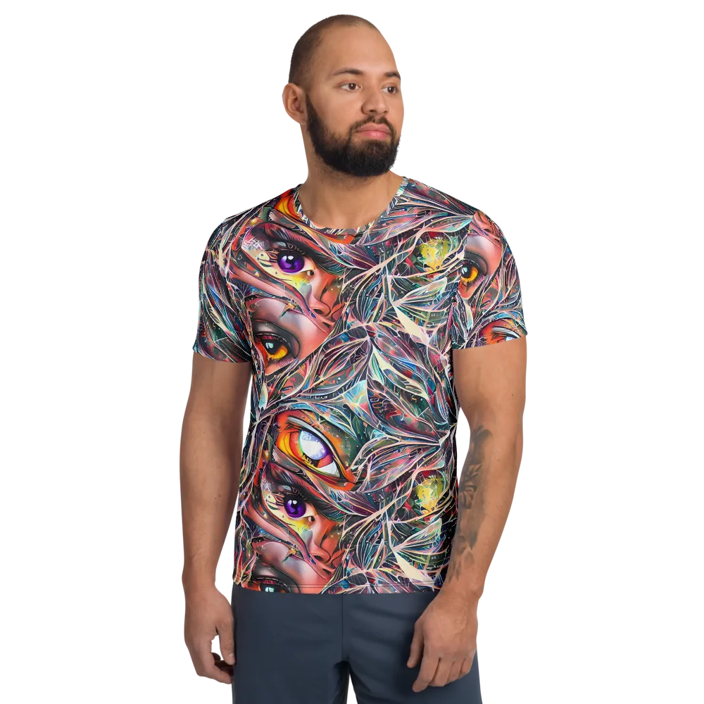 Sandra Chevrier on Men's Athletic T-Shirt — Front