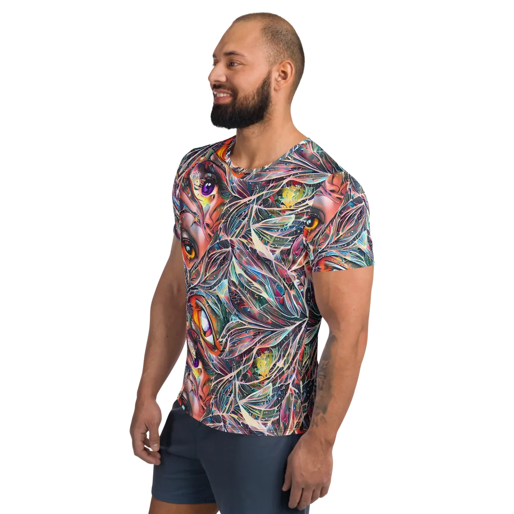 Sandra Chevrier on Men's Athletic T-Shirt — Left