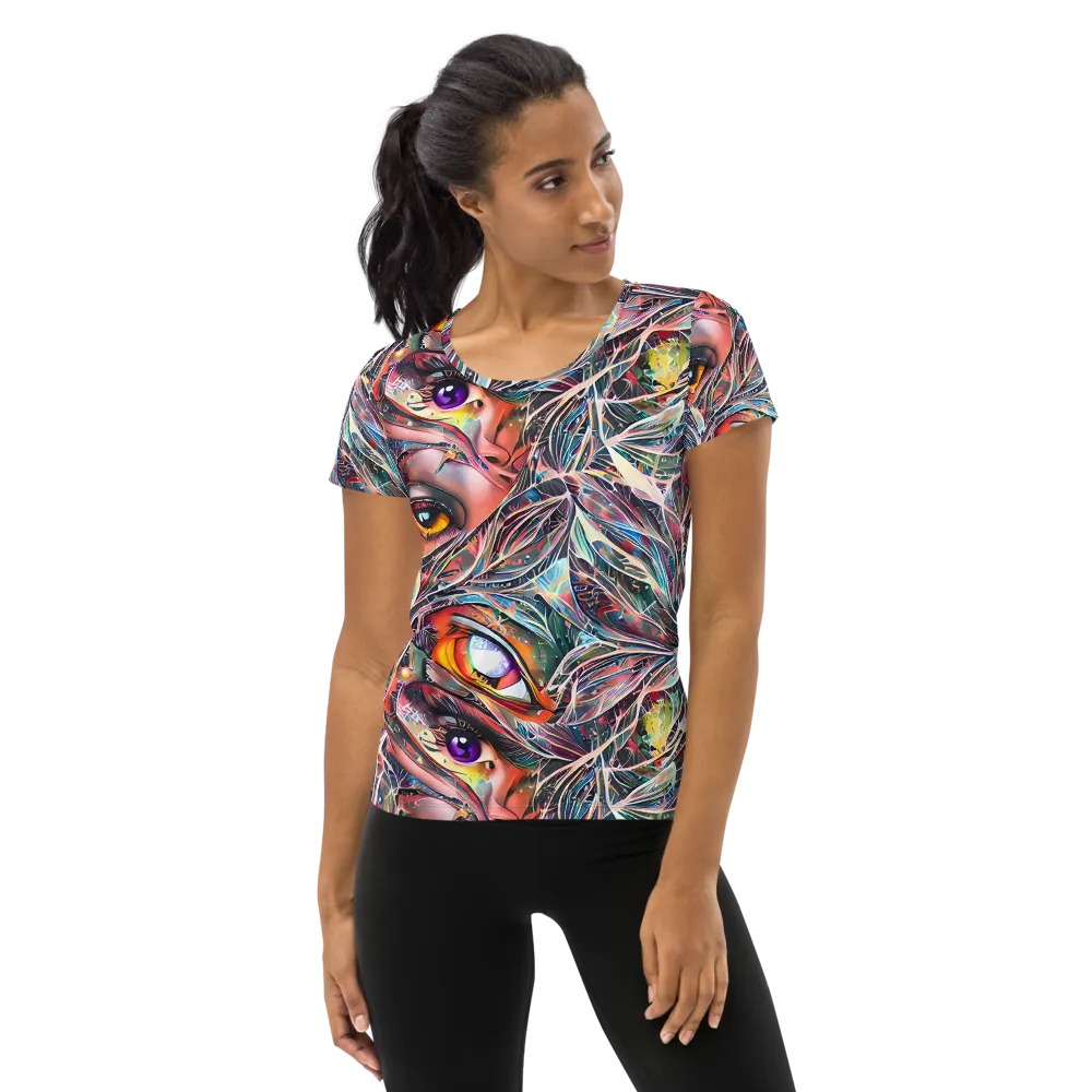 Sandra Chevrier on Women's Athletic T-Shirt — Front