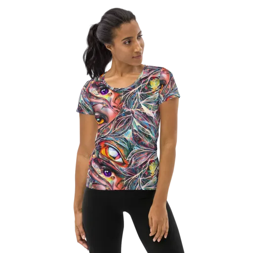 Sandra Chevrier on a Women's Athletic T-Shirt