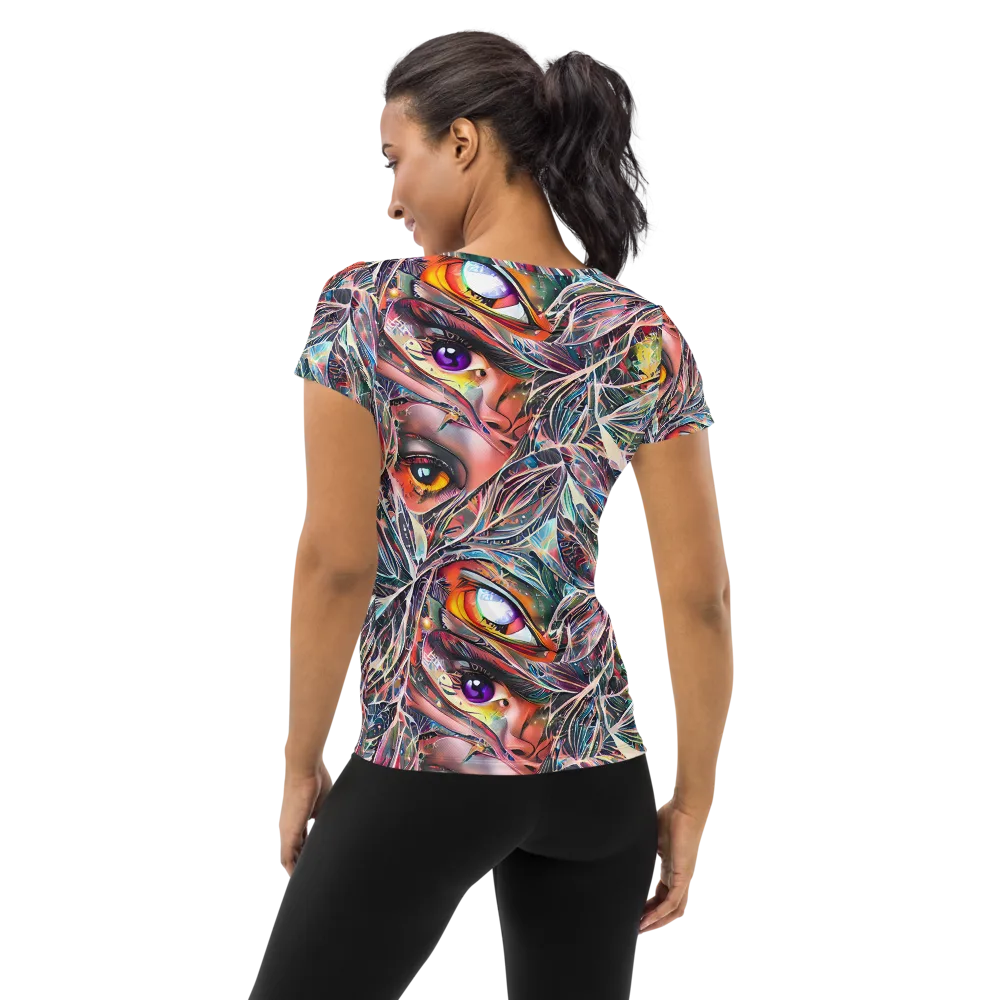 Sandra Chevrier on Women's Athletic T-Shirt — Back