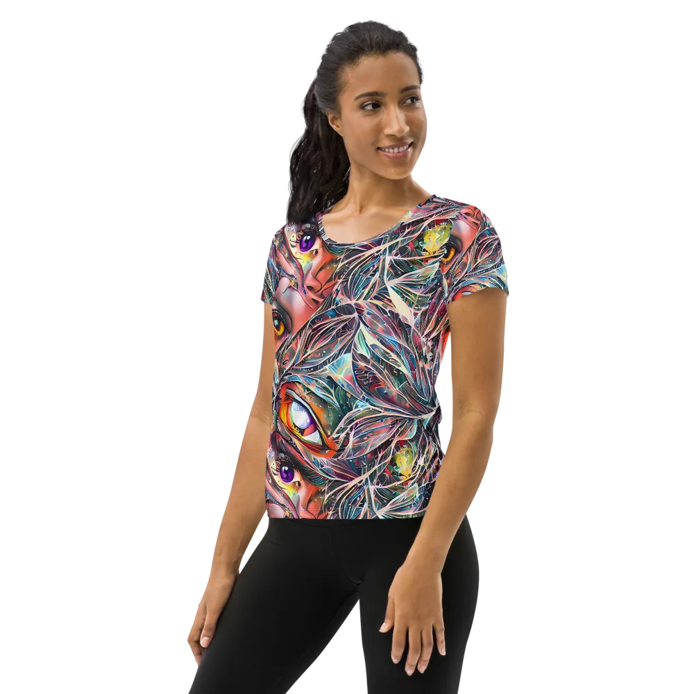 Sandra Chevrier on Women's Athletic T-Shirt — Left