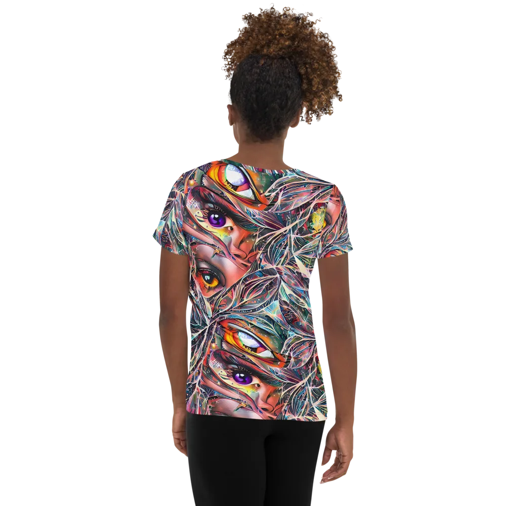 Sandra Chevrier on Women's Athletic T-Shirt — Back