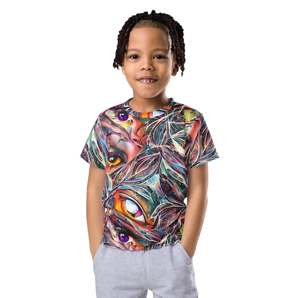 Sandra Chevrier on Kids Crew Neck T-Shirt — Front