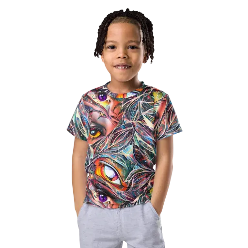 Sandra Chevrier on a Kids Crew Neck T-Shirt
