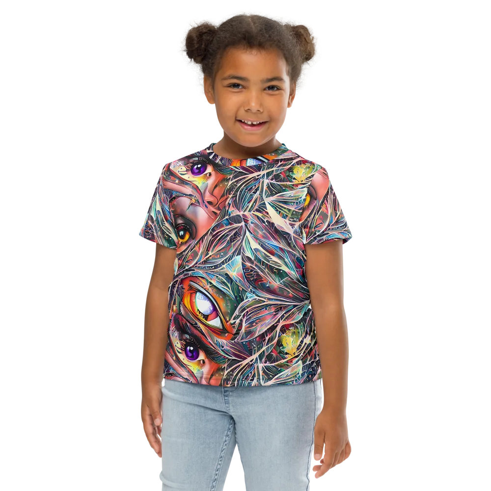 Sandra Chevrier on Kids Crew Neck T-Shirt — Front