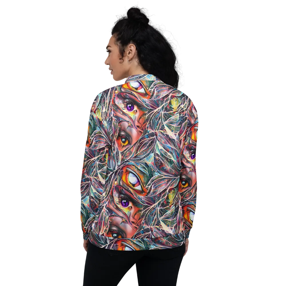 Sandra Chevrier on Bomber Jacket — Back