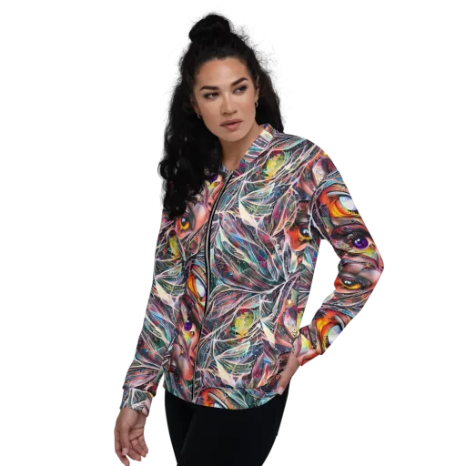 Sandra Chevrier on a Bomber Jacket