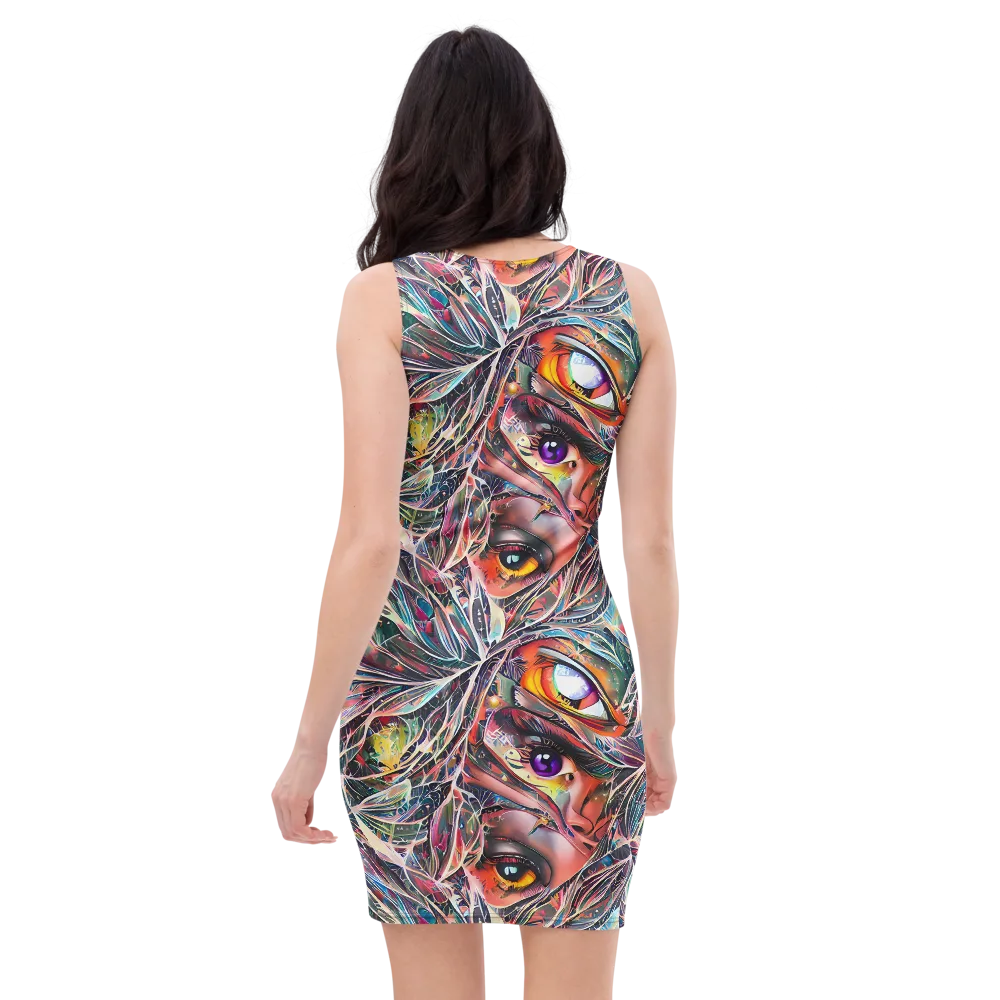 Sandra Chevrier on Bodycon Dress — Back
