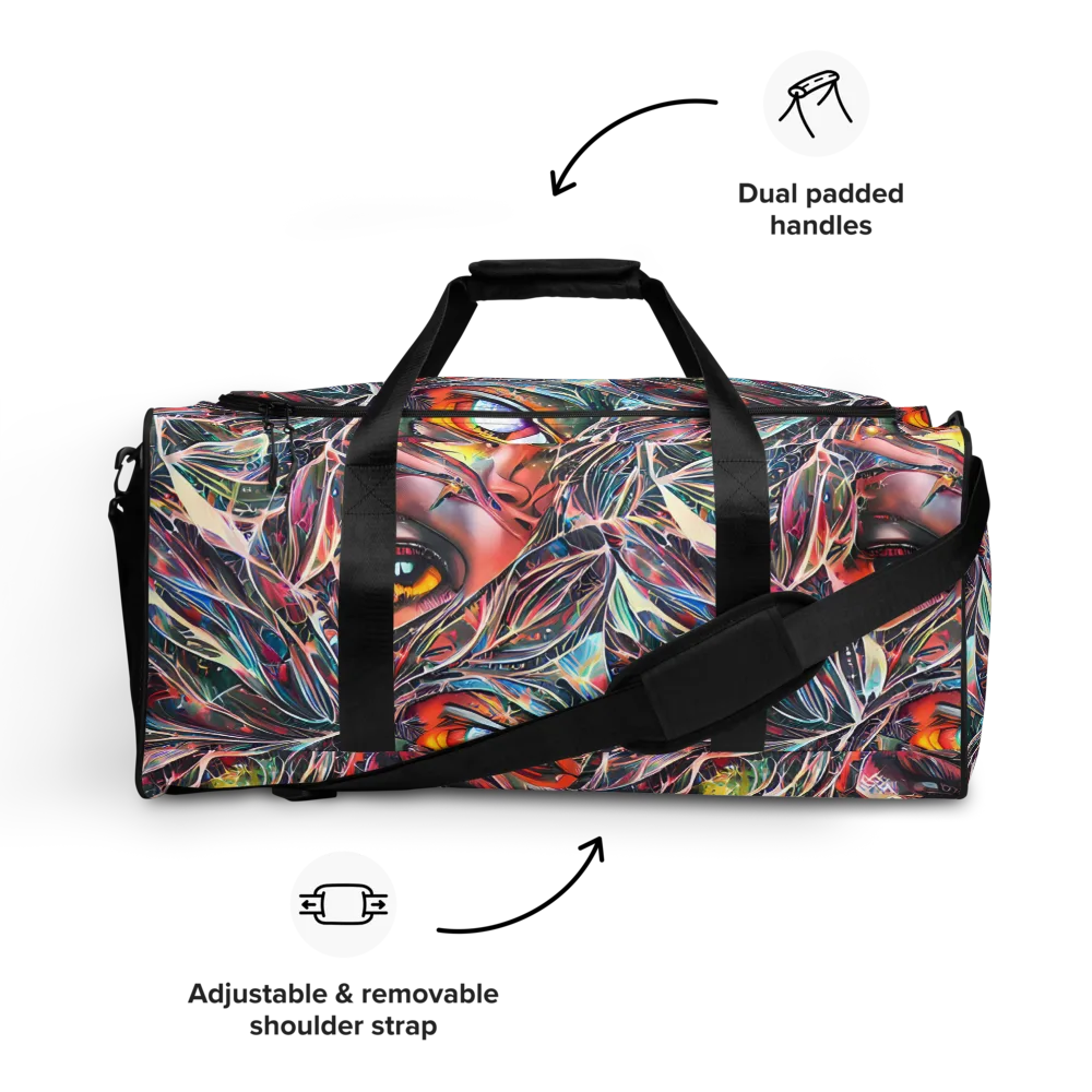 Sandra Chevrier on Duffle Bag — Front