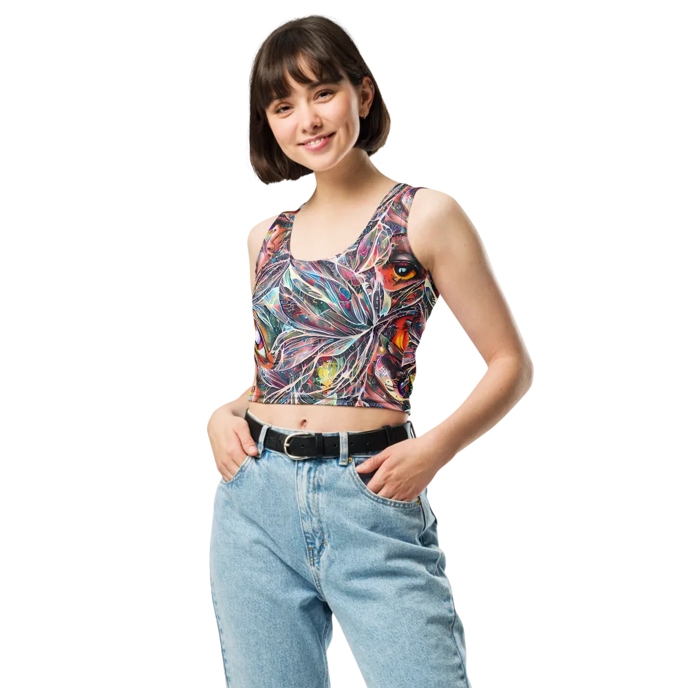 Sandra Chevrier on Crop Top — Front