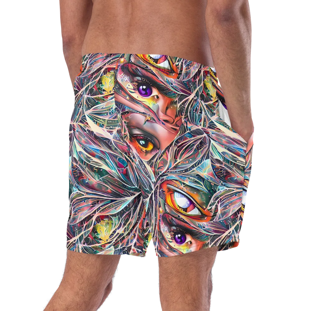 Sandra Chevrier on Swim Trunks — Right Back