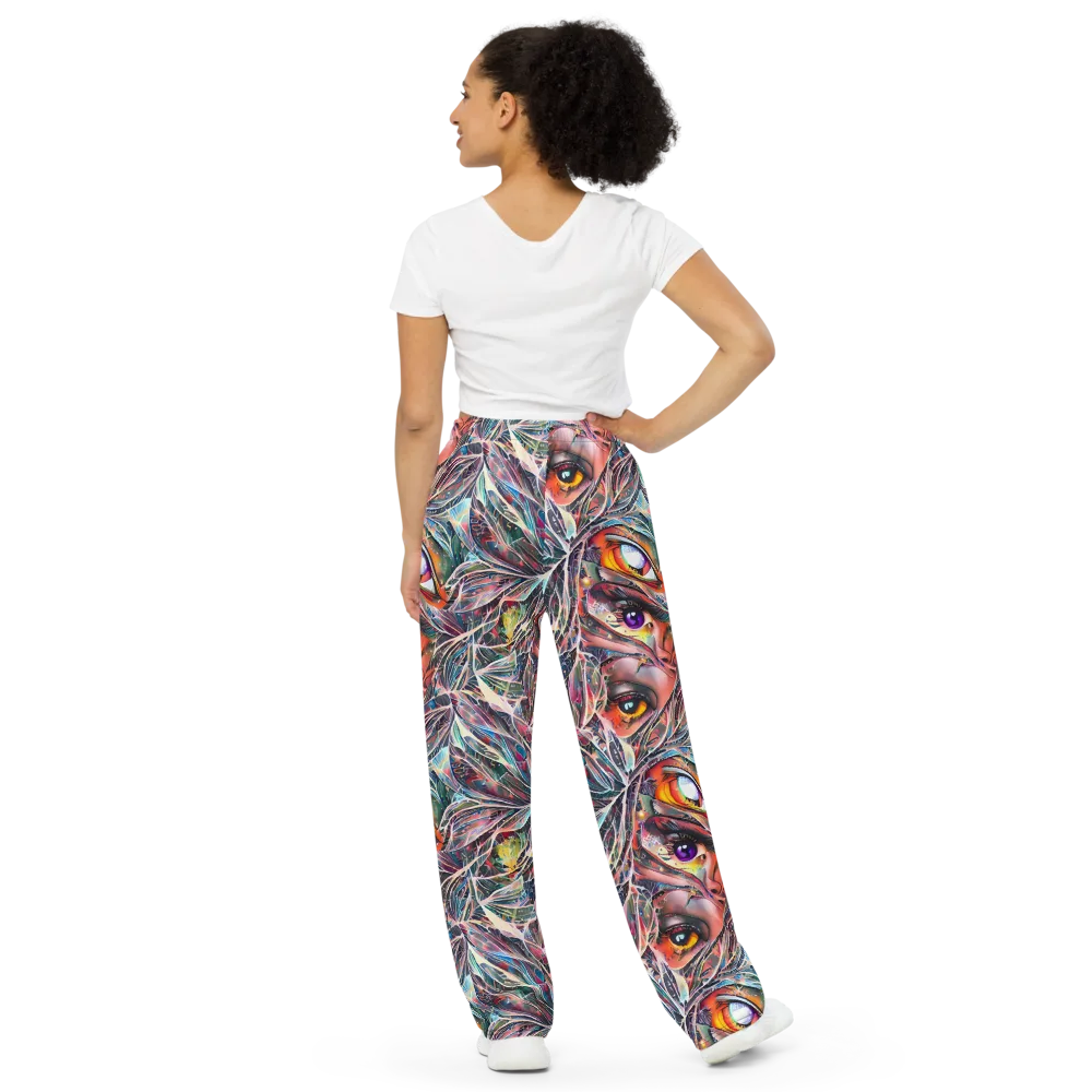 Sandra Chevrier on Wide-Leg Pants — Back