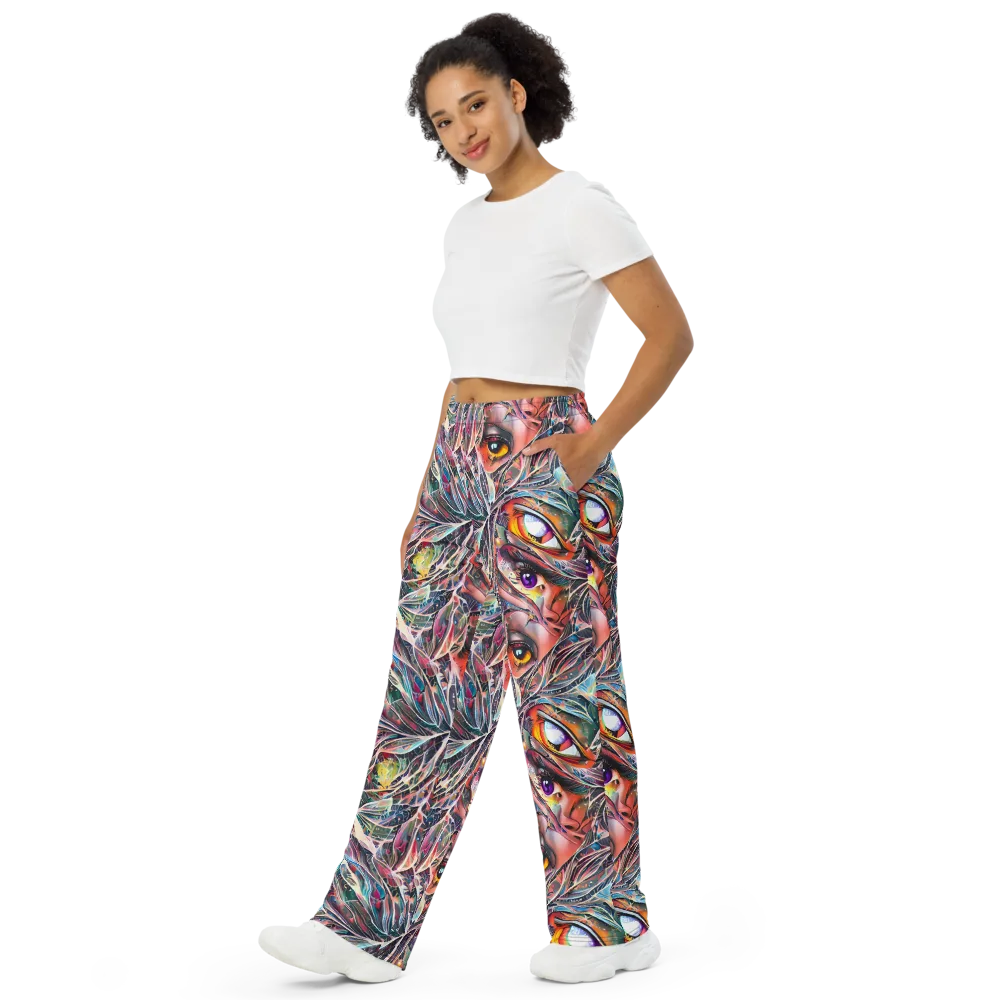 Sandra Chevrier on Wide-Leg Pants — Left Front