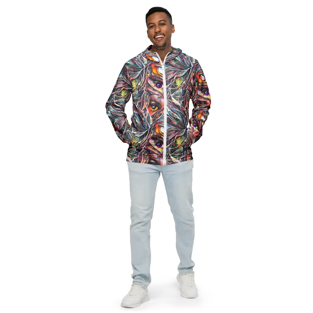 Sandra Chevrier on Men's Windbreaker — Front