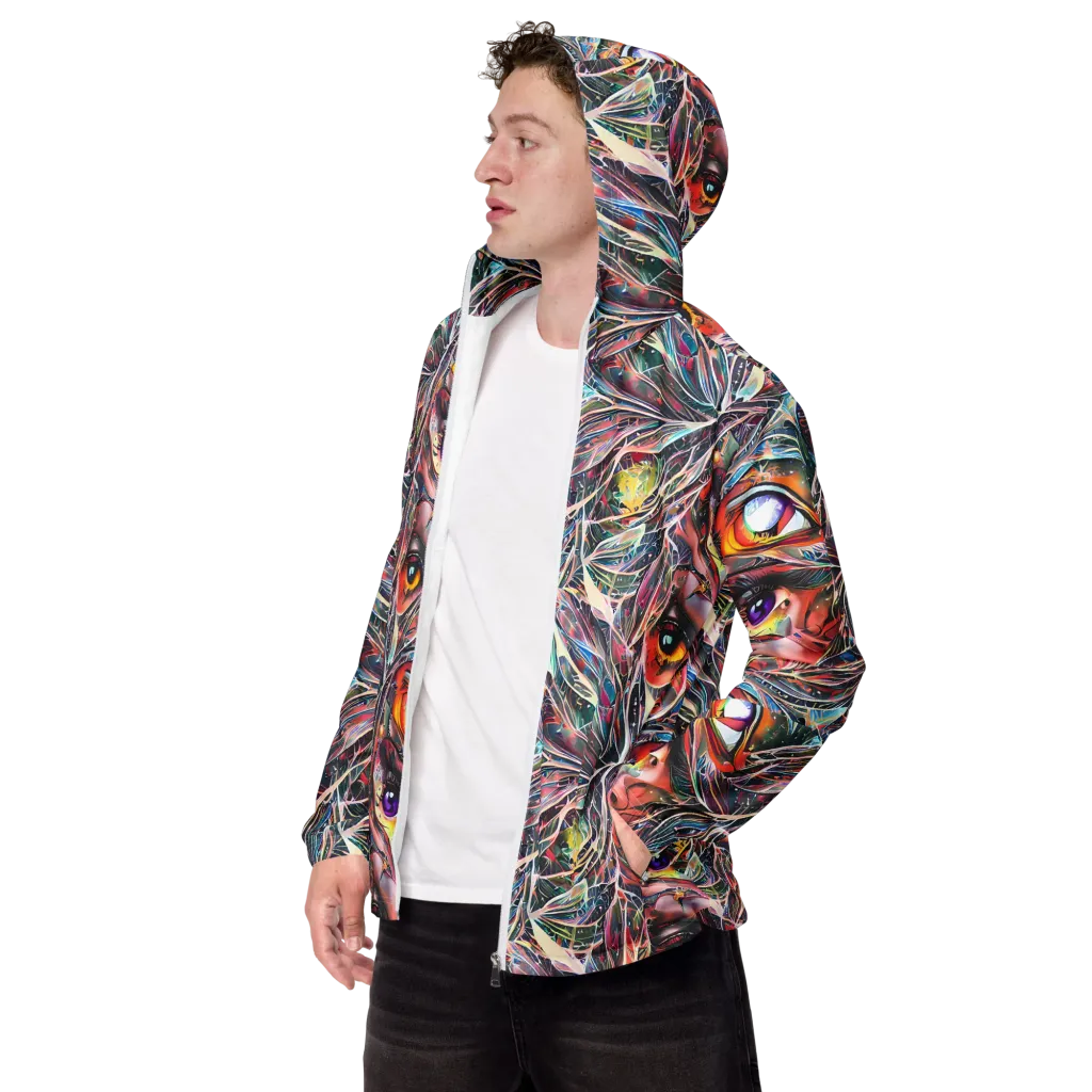 Sandra Chevrier on Men's Windbreaker — Left Front