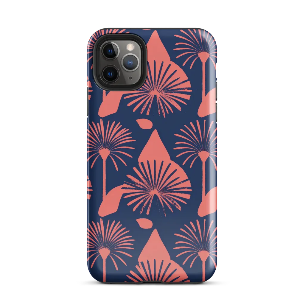 Salmon Starburst on Tough Case for iPhone® — Front