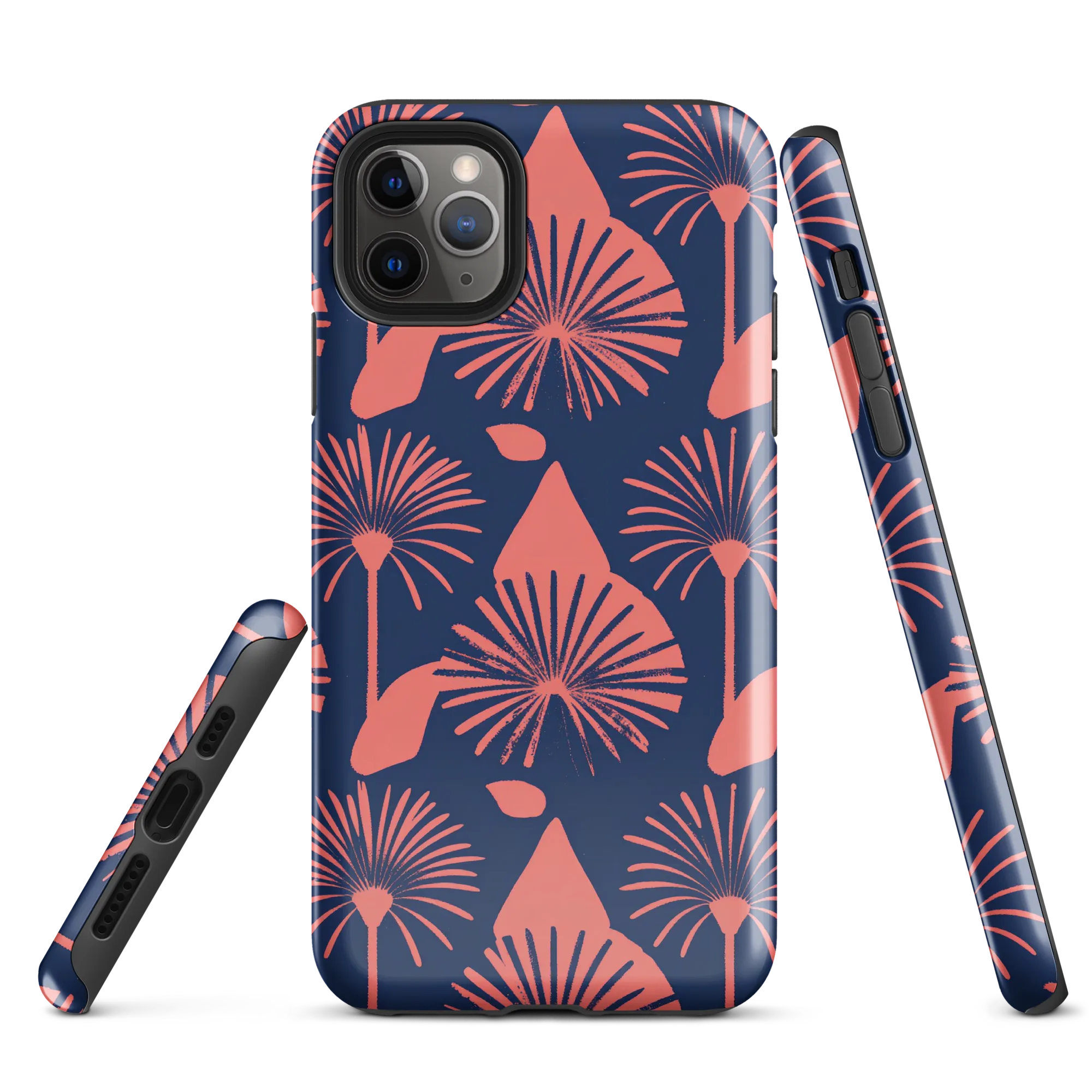 Salmon Starburst on Tough Case for iPhone® — Front