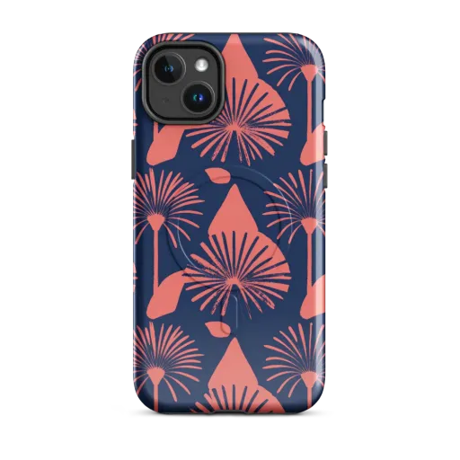 Salmon Starburst on a MagSafe Tough Case for iPhone®