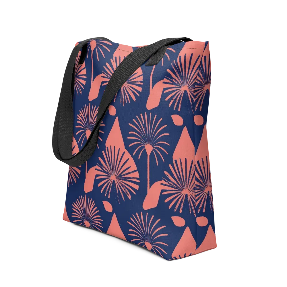 Salmon Starburst on Tote Bag — Front