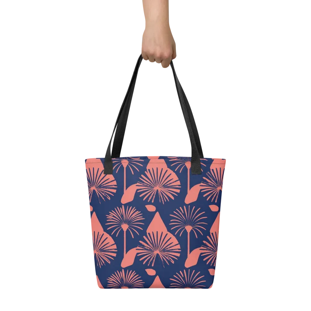 Salmon Starburst on Tote Bag — Front