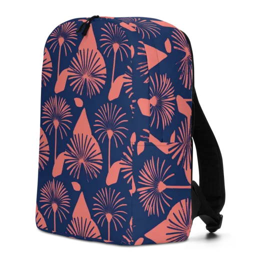 Salmon Starburst on a Minimalist Backpack