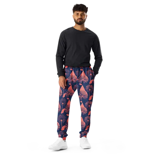 Salmon Starburst on a Men's Joggers