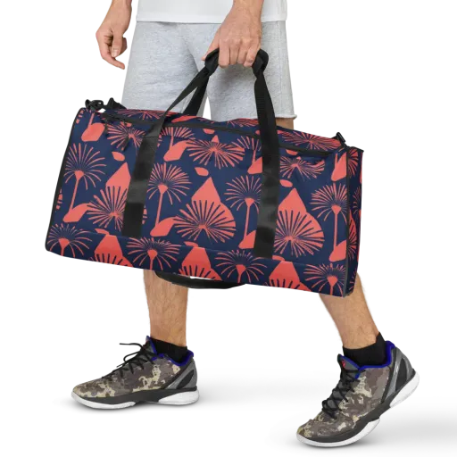 Salmon Starburst on a Duffle Bag