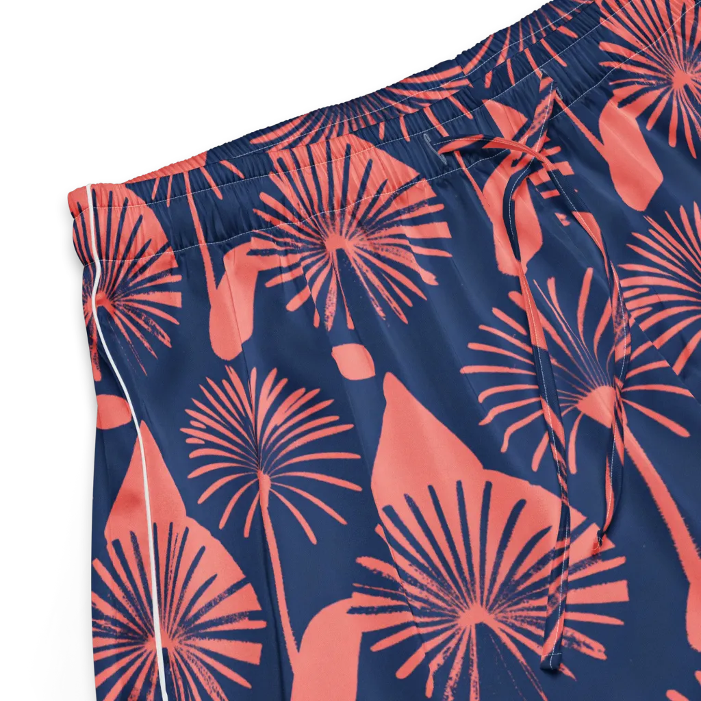 Salmon Starburst on Women's Pajama Shorts — Product details