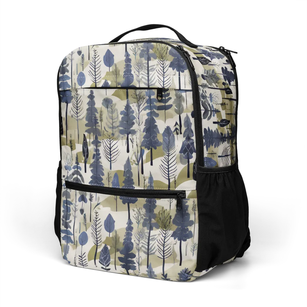 Whispering Canopy on Utility Backpack — Left Front