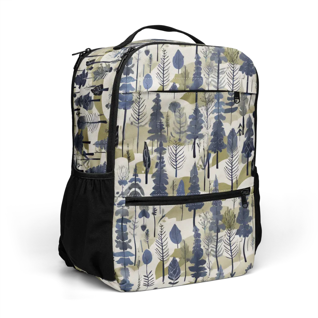 Whispering Canopy on Utility Backpack — Right Front