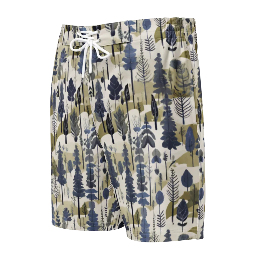 Whispering Canopy on Men's Board Shorts — Front