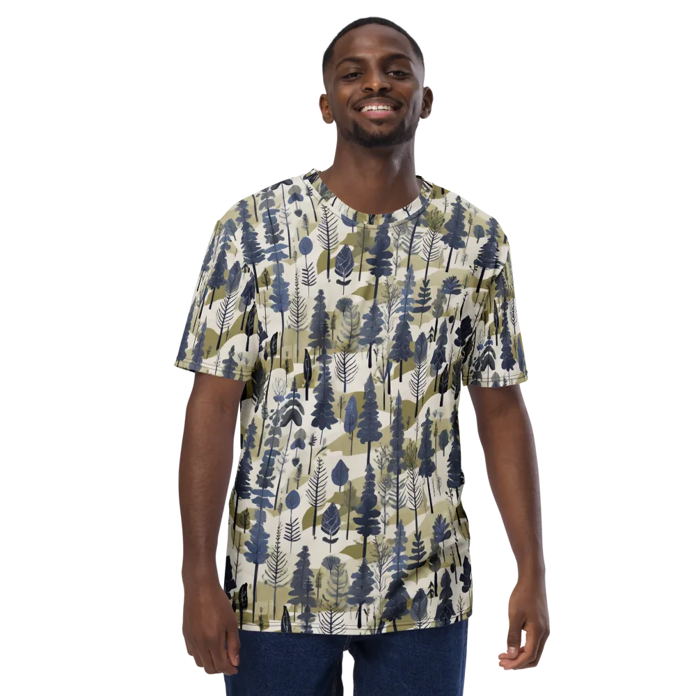 Whispering Canopy on Men's Crew Neck T-Shirt — Front