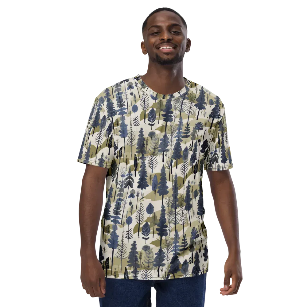 Whispering Canopy on Men's Crew Neck T-Shirt — Front