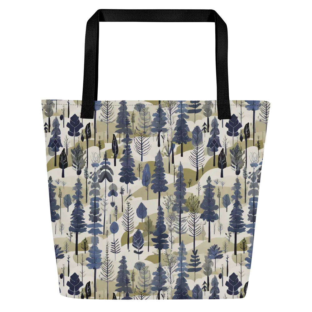 Whispering Canopy on Large Tote Bag W/ Pocket — Front