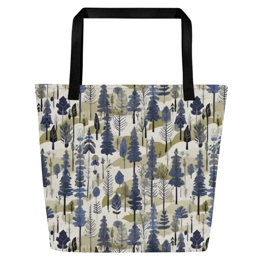 Whispering Canopy on a Large Tote Bag W/ Pocket