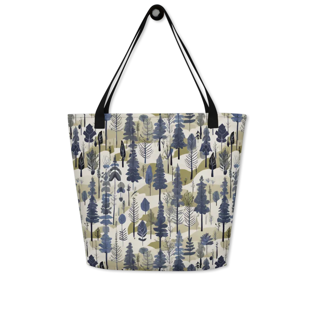 Whispering Canopy on Large Tote Bag W/ Pocket — Front