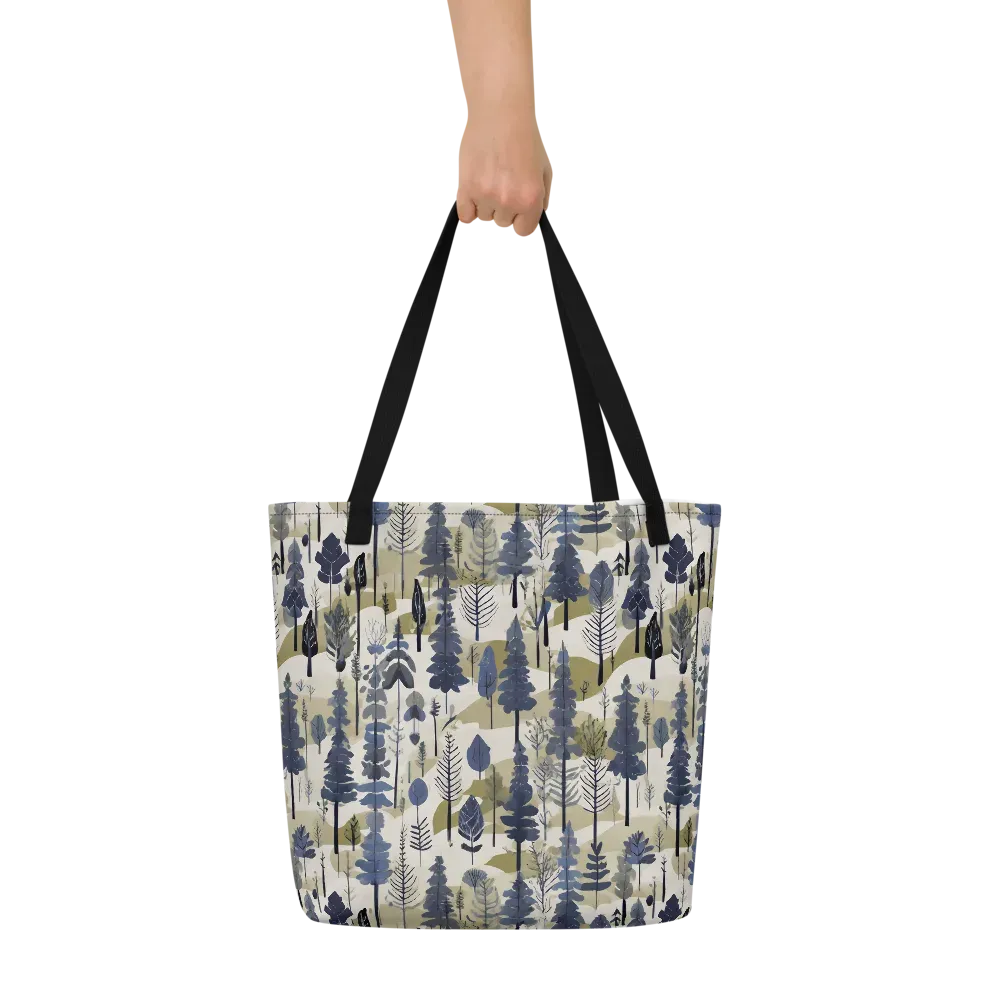Whispering Canopy on Large Tote Bag W/ Pocket — Front