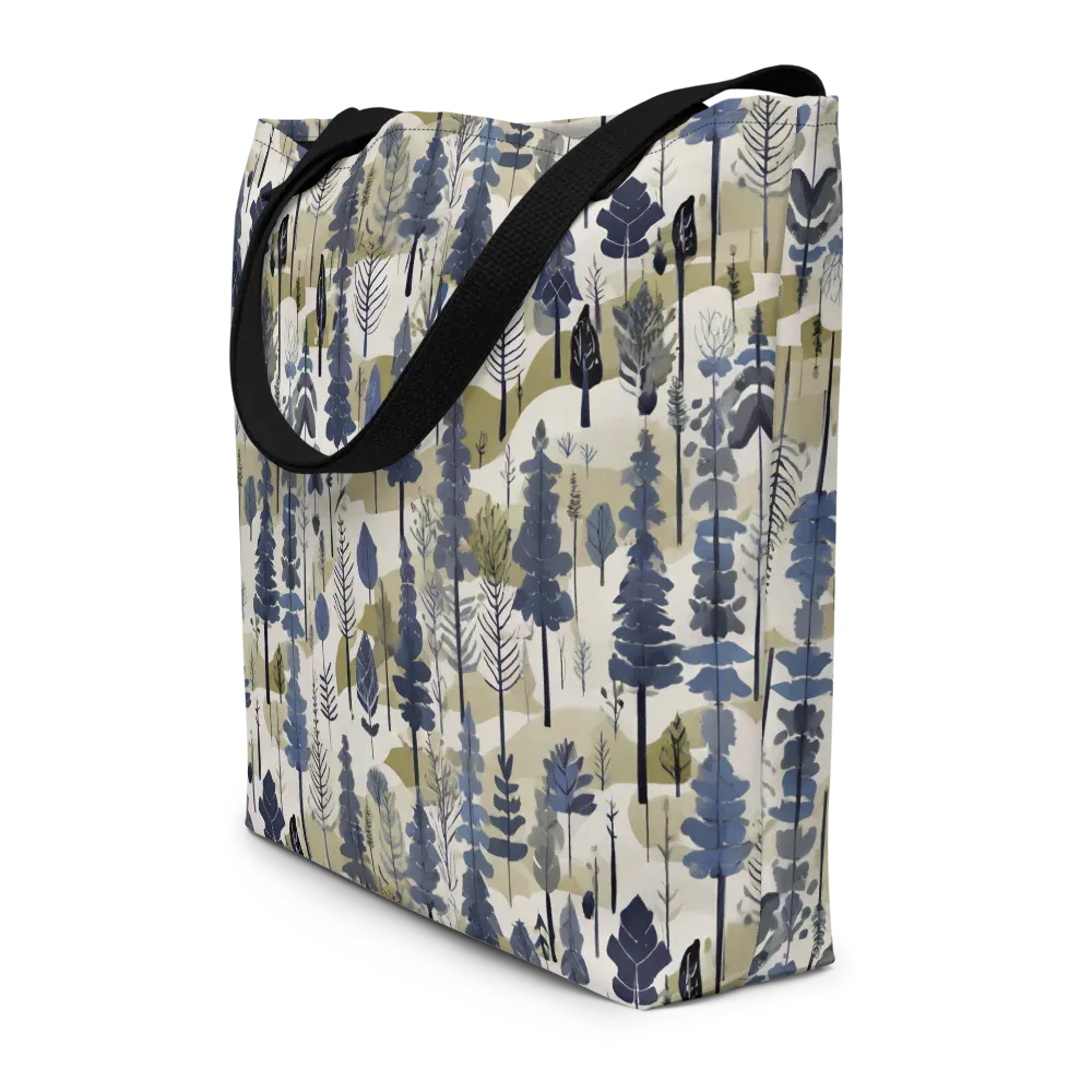 Whispering Canopy on Large Tote Bag W/ Pocket — Front