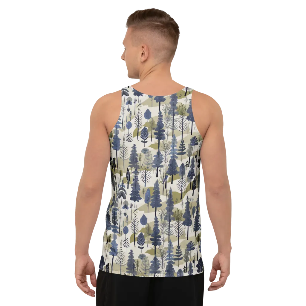 Whispering Canopy on Men's Tank Top — Back