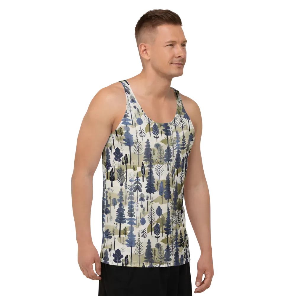 Whispering Canopy on Men's Tank Top — Right Front