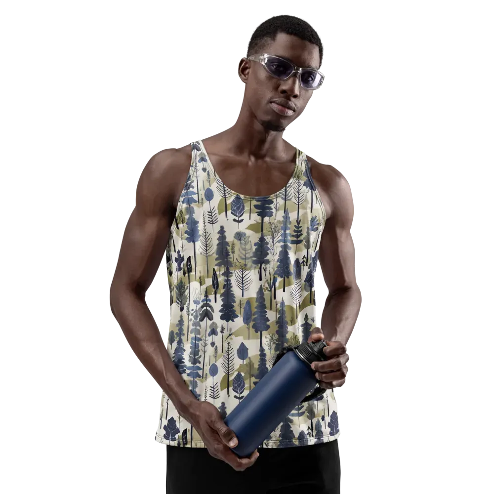 Whispering Canopy on Men's Tank Top — Front