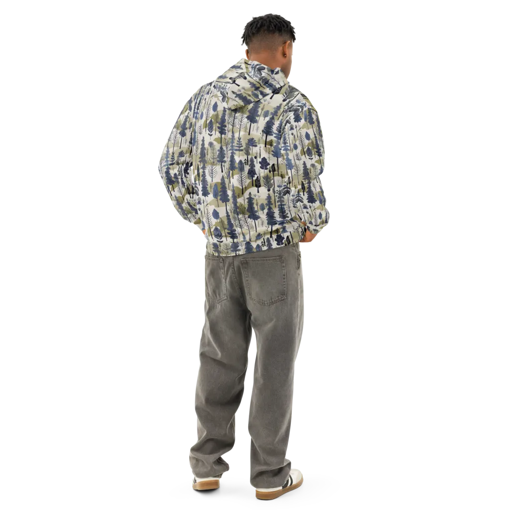 Whispering Canopy on Cotton Hoodie — Back
