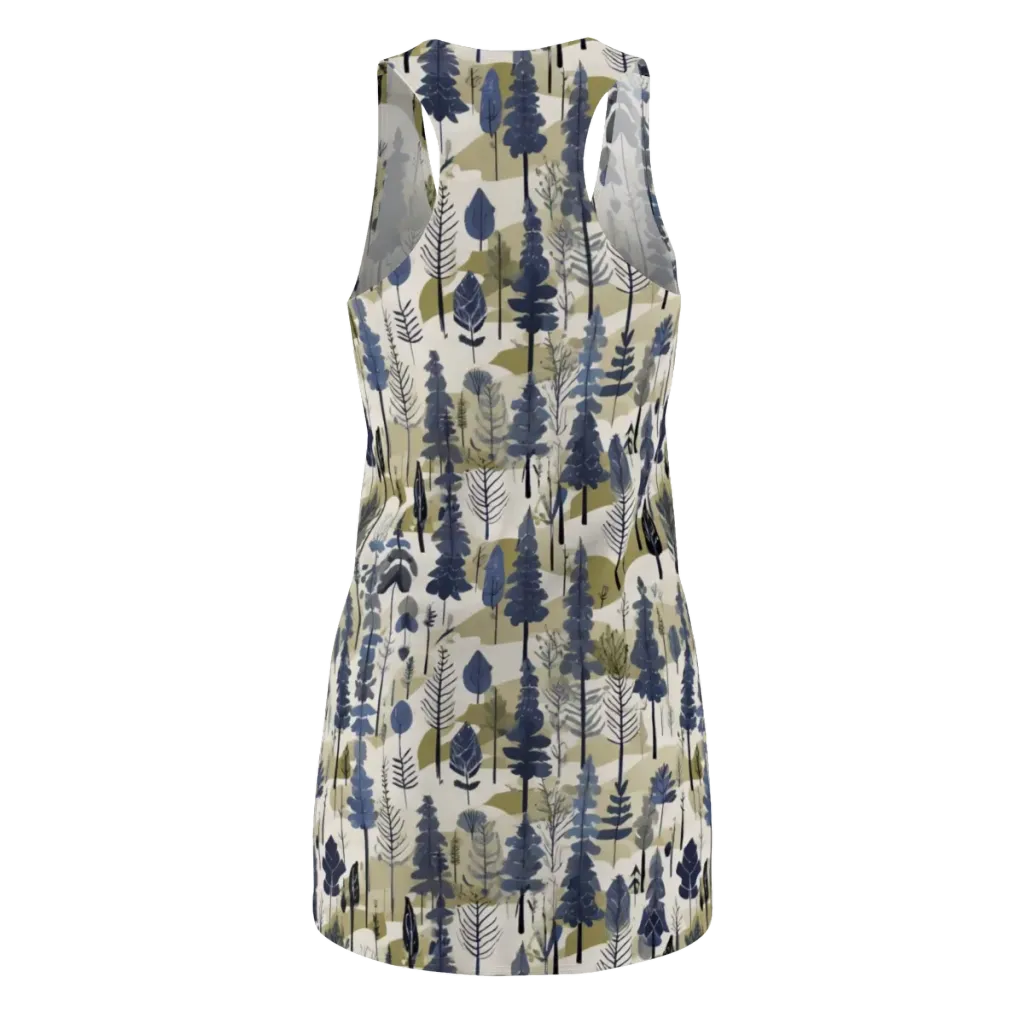 Whispering Canopy on Racerback Dress — Back