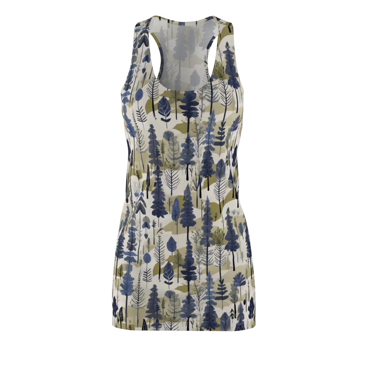 Whispering Canopy on Racerback Dress — Front