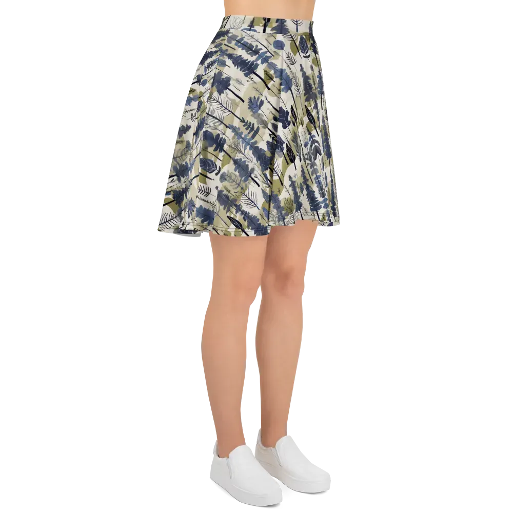 Whispering Canopy on Skater Skirt — Right