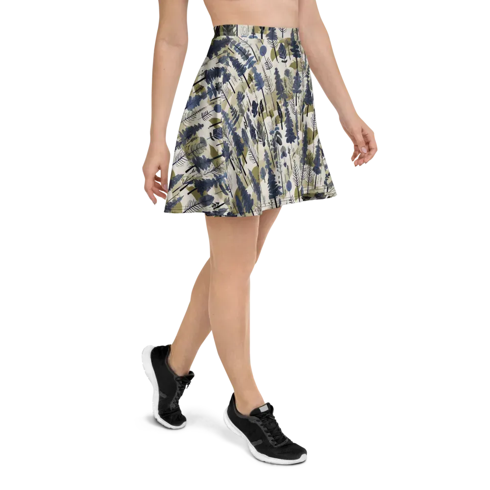 Whispering Canopy on Skater Skirt — Right