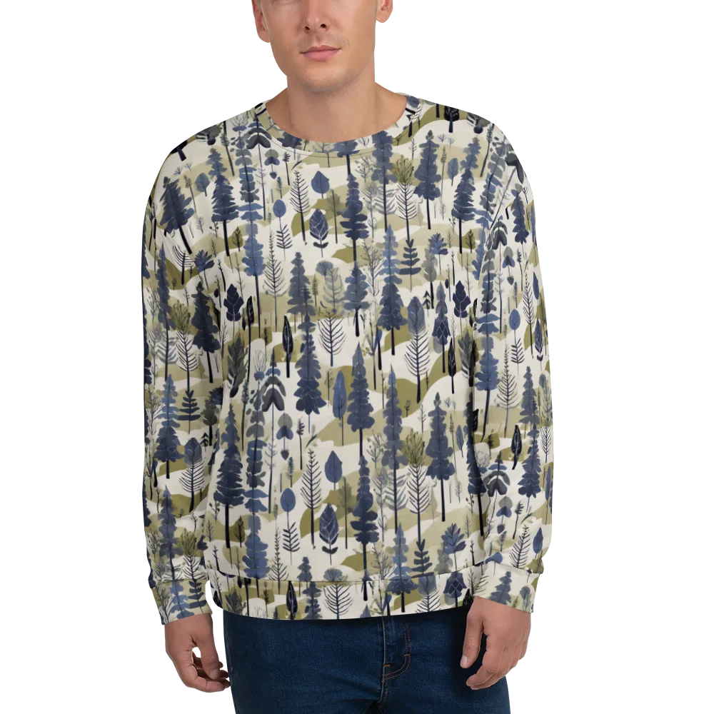 Whispering Canopy on Sweatshirt — Front